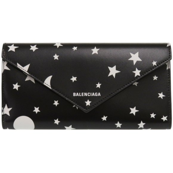 Unused Balenciaga 499207 Black Leather Long Wallet 0679BALENCIAGA - Picture 1 of 9